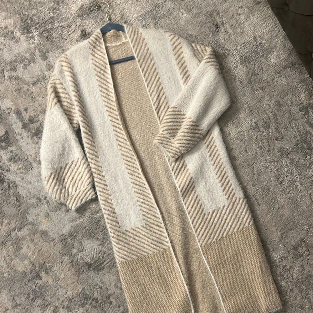 Long soft cardigan